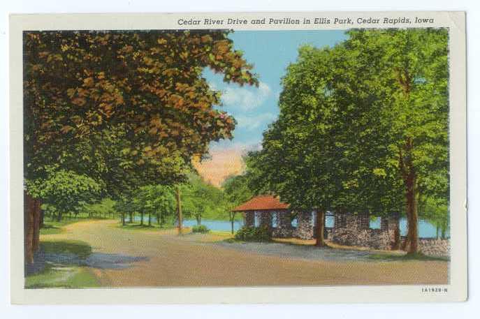 Linen of Cedar River Drive in Ellis Park Cedar Rapids Iowa I