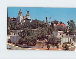 Postcard Castle And Grounds From Chinese Hill, Hearst Castle, San Simeon, CA