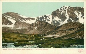 C-1905 Grays Torrey's Peak Colorado Detroit Publishing Phostint Postcard 11543