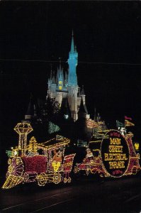 Walt Disney World, Main Street Electrical Parade 1982, Msg, Old Postcard