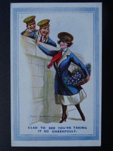 WW1 Convalescent Nursing YOUR TAKING IT SO CHEERFULLY Fred Spurgin 1916 Postcard