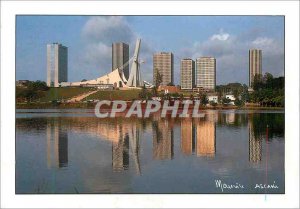 Postcard Modern Abidjan Plateau La Cathedrale Saint Paul The Administrative T...