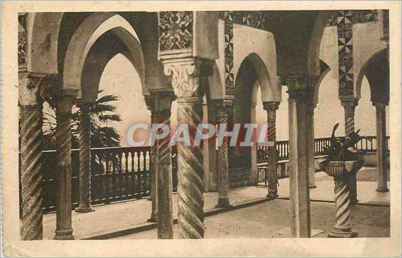 Old Postcard Algiers era Paul Pavilion palace