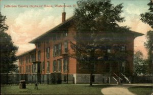 Watertown NY Jefferson County Orphans Home c1910 Postcard