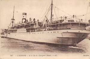 L'Europe Chargeurs Reunis Ship Unused 