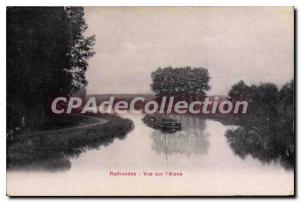 Old Postcard Rethondes View On I'Aisne