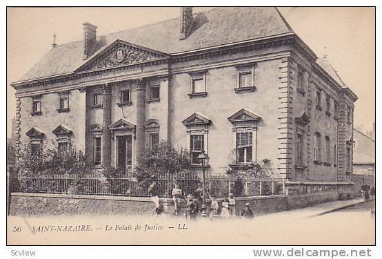 Le Palais De Justice, Saint-Nazaire (Loire Atlantique), France, 1910-1920s