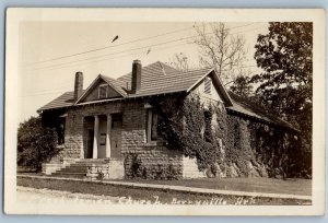 c1940's Presbyterian Church Berryville Arkansas AR RPPC Photo Vintage Postcard