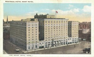 Canada Montreal Hotel Mont Royal Vintage Postcard 07.29