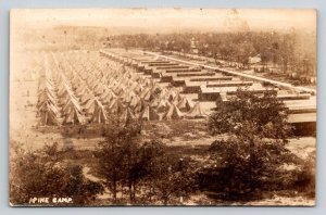 RPPC 1927  US Army  Pine Camp  New York   Postcard