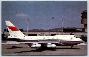 Airplane Postcard CAAC China Airlines Boeing 747SP-J6 B-2442 EF14