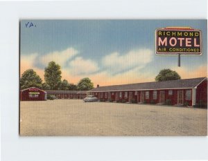 Postcard Richmond Motel Richmond Virginia USA