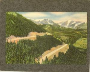 Colorado CO Mt. Ypsilon & Mummy Range, Postcard
