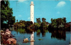 Florida Tampa Sulphur Springs Water Tower 1957