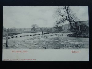 Derbyshire BAKEWELL The Stepping Stones c1903 UB Postcard by Stengel & Co.