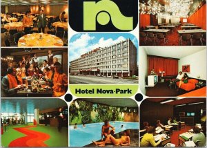 Hotel Nova Park Zurich Switzerland Multiview Postcard C9