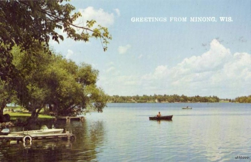 GREETINGS FROM MINONG, WI A QUIET BOAT RIDE