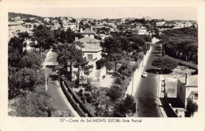 Portugal Costa do Sol Monte Estoril Partial View vintage postcard