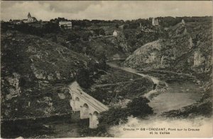 CPA CROZANT Pont sur la Creuse et la Vallee (1143625)