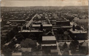 Real Photo Postcard Birds Eye View in South Bend, Indiana~133844