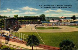 1930s Al Lang Field, St. Petersburg, FL -  Baseball's Winter Capital - Postcard