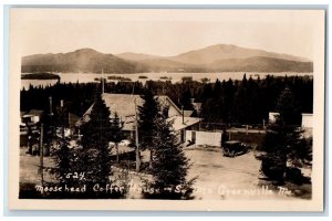 c1920's Moosehead Coffee House Mountain View Greenville ME RPPC Photo Postcard 