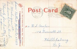 Postcard Indianapolis Canoe Club at Riverside Park Indianapolis Indiana~125098