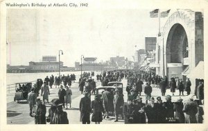 New Jersey Atlantic City Washington's Birthday Brooks Idler Postcard 22-6136