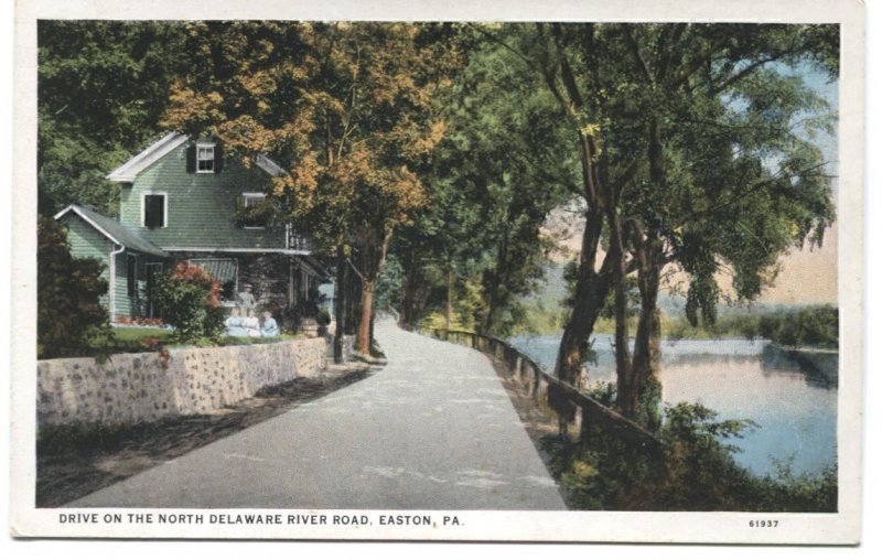 Postcard Drive on North Delaware River Road Easton PA