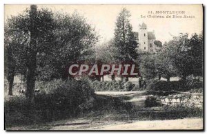 Old Postcard Montlucon Le Chateau de Bien Assis