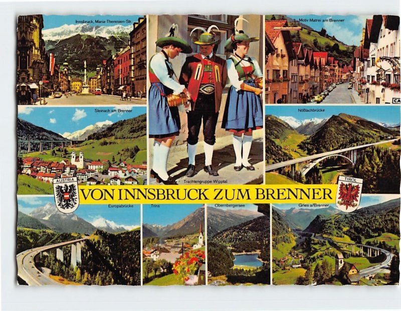 Postcard Von Innsbruck Zum Brenner, Austria