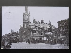 Lancashire BLACKPOOL TOWN HALL Talbot Square c1905 Postcard by Boots G. D.& D.