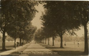 PC UNITED KINGDOM, CLIFTON, THE AVENUE, Vintage REAL PHOTO Postcard (b31023)