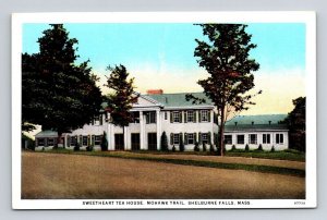 Sweetheart Tea House Mohawk Trail Shelburne Falls MA Massachusetts WB Postcard 