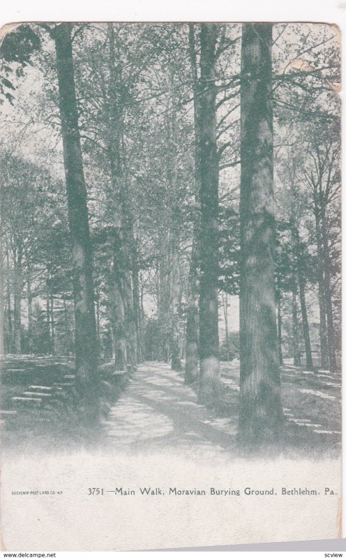 Main Walk , Moravian Burying Ground , BETHLEHEM , Pennsylvania ; 00s-10s