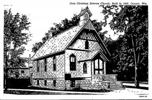 Wisconsin Oconto First Christian Science Church Built 1886 Curteich