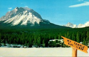 Canada Banff National Park Mount Temple