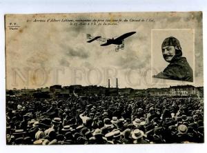 205281 FRANCE AVIATION arrival pilot LEBLANC #9 postcard