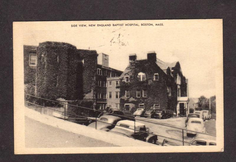 MA New England Baptist Hospital Boston Mass Massachusetts Postcard