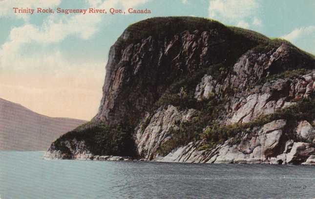 Trinity Rock on the Saguenay River - Quebec, Canada - DB