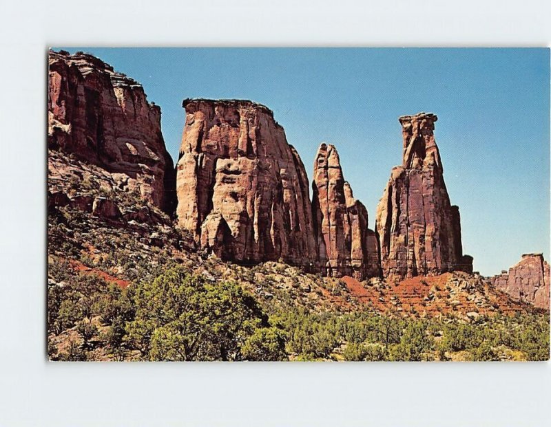 B-191554 Monoliths as Viewed from the Floor of Colorado National Monument USA