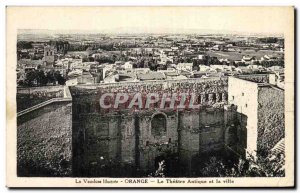 Old Postcard The Orange Vaucluse Illistee The Ancient Theater and the city