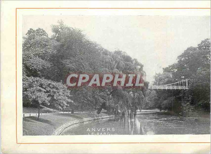 Postcard Old Park Antwerp Antwerp Theater Royal