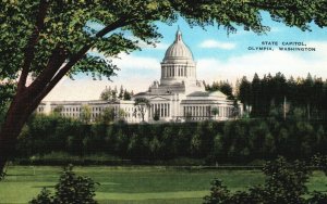 Vintage Postcard State Capitol Executive Office Building Olympia Washington WA