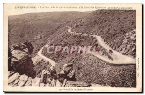 Old Postcard Lamalou Baths The laces of the road leading to the forest of Vet...