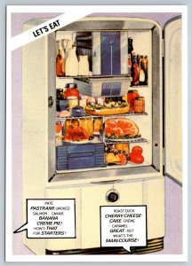 Refrigerator, Objects Of Desire, 1987 Chick Pix Comic Postcard #R150, NOS