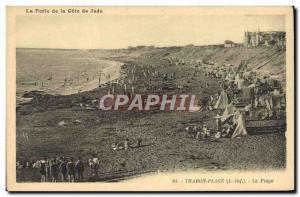 Old Postcard Tharon Beach The Beach