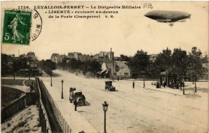 CPA LEVALLOIS-PERRET - Le Dirigenble Militaire Liberte evoluant (581760)