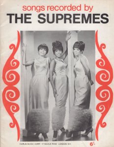 Songs Recorded By The Supremes Vintage Sheet Music Photo Book