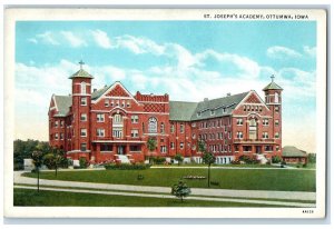 c1920 Exterior View St Joseph Academy Ottumwa Iowa IA Vintage Unposted Postcard